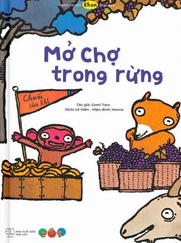 Tranh Truyện Ehon Nhật Bản - Mở Chợ Trong Rừng