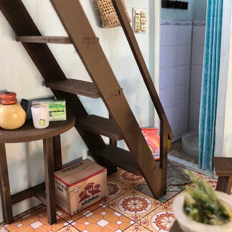 Mô Hình Gỗ DIY - Bếp Của Mẹ - TX02 (Tặng Keo Siliglue 30ml)