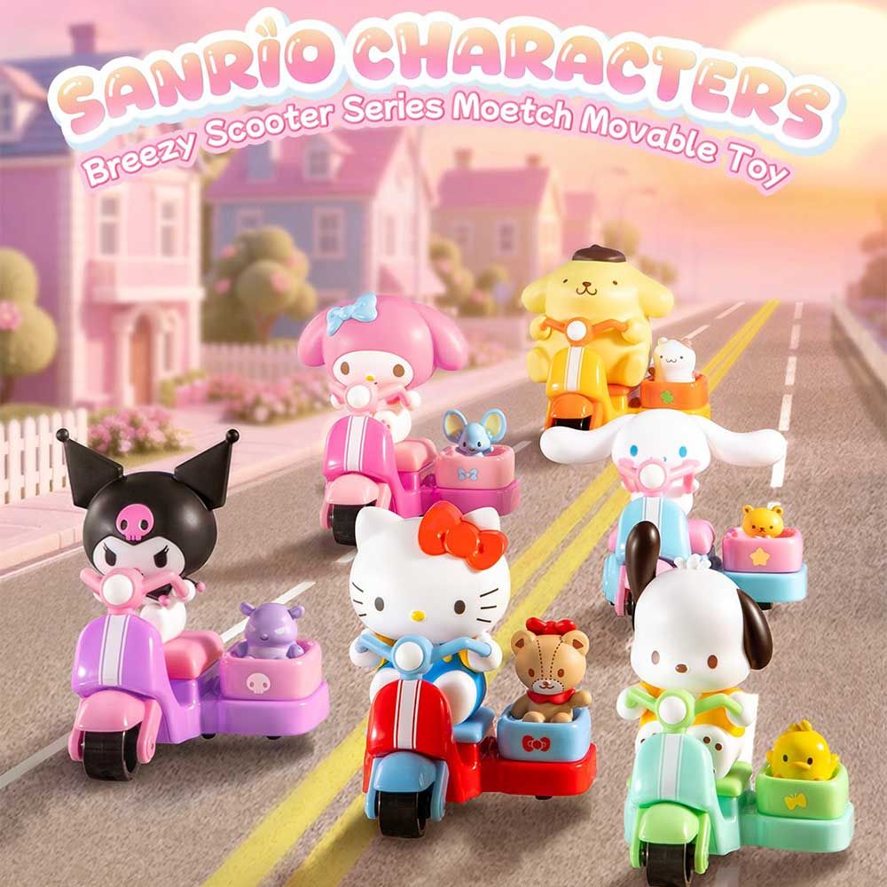 Mô Hình Trang Trí Sanrio Characters - Breezy Scooter - Moetch MT23 (Giao mẫu ngẫu nhiên)