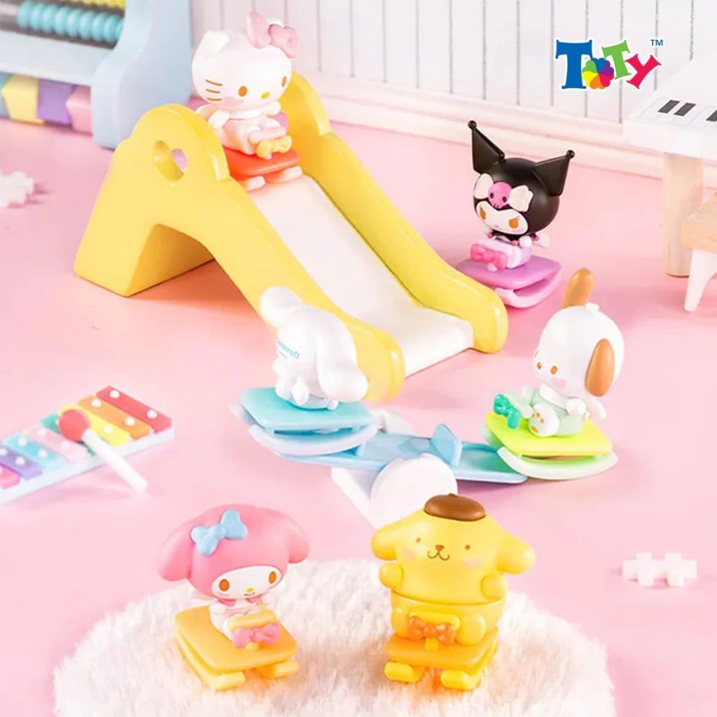 Mô Hình Trang Trí Sanrio Characters - Childlike Swing - Moetch MB11 (Giao mẫu ngẫu nhiên)