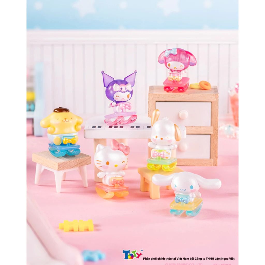 Mô Hình Trang Trí Sanrio Characters - Childlike Swing - Moetch MB11 (Giao mẫu ngẫu nhiên)