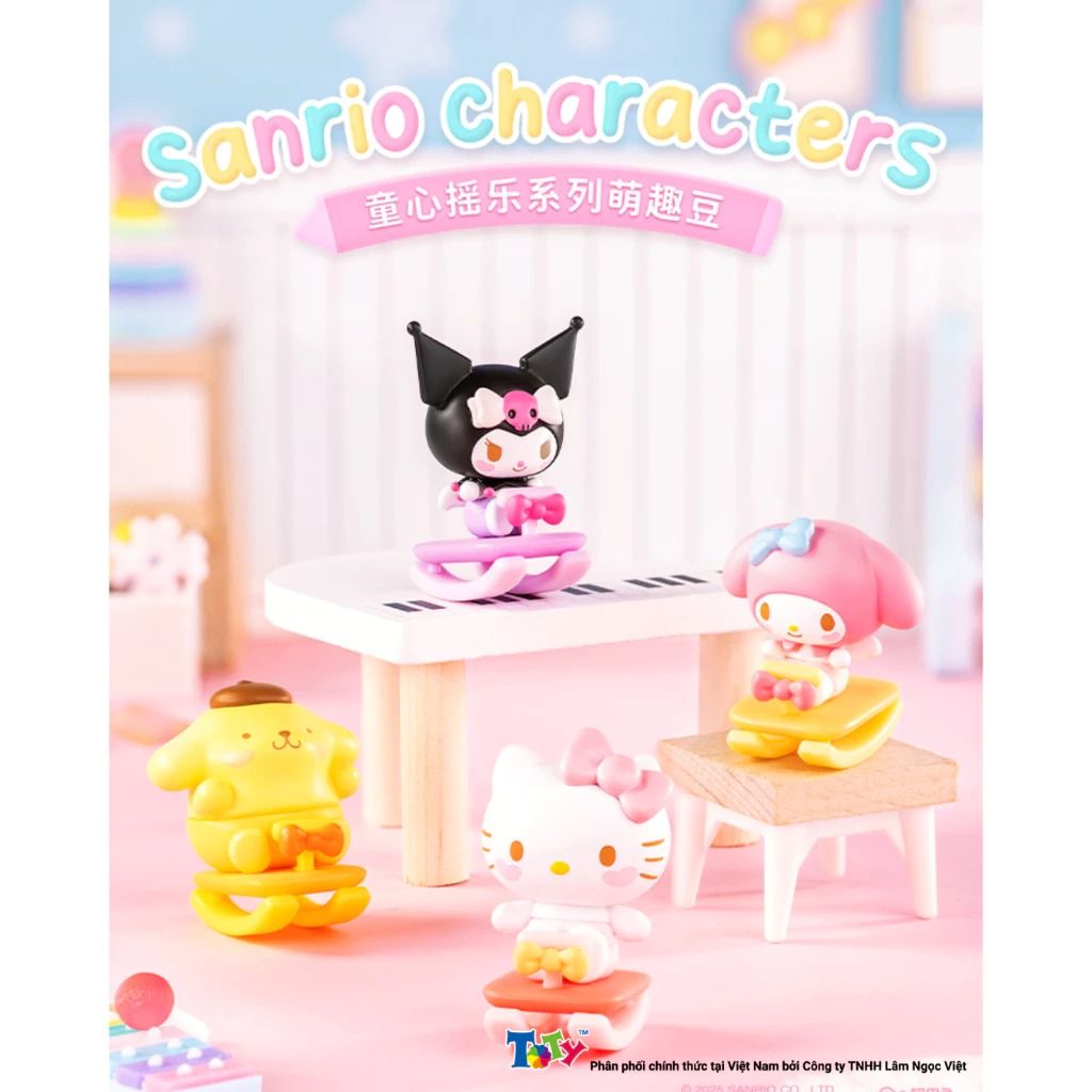Mô Hình Trang Trí Sanrio Characters - Childlike Swing - Moetch MB11 (Giao mẫu ngẫu nhiên)