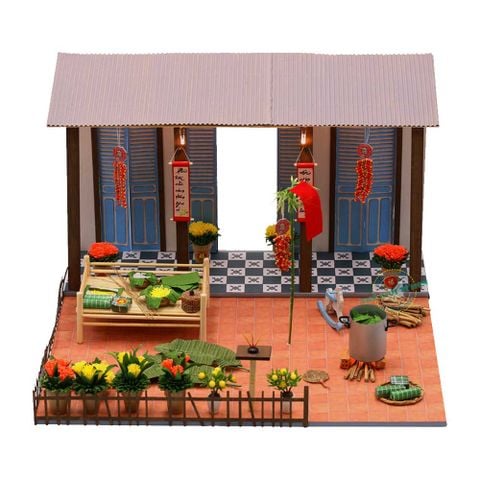 Mô Hình Tết Sài Gòn Xưa Và Nay - Đêm Giao Thừa - TX05