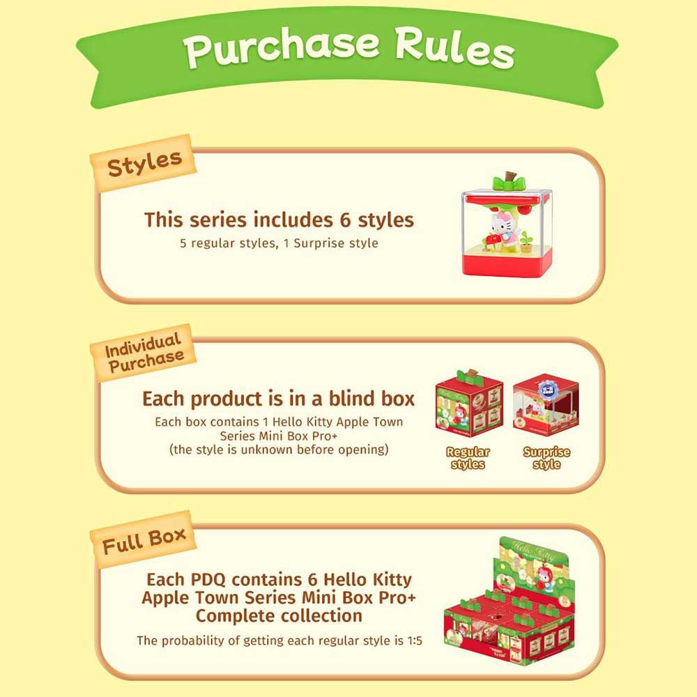 Mô Hình Trang Trí Hello Kitty - Apple Town - Moetch - MM15 (Giao mẫu ngẫu nhiên)