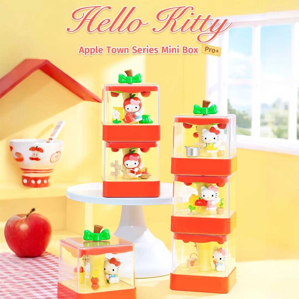Mô Hình Trang Trí Hello Kitty - Apple Town - Moetch - MM15 (Giao mẫu ngẫu nhiên)