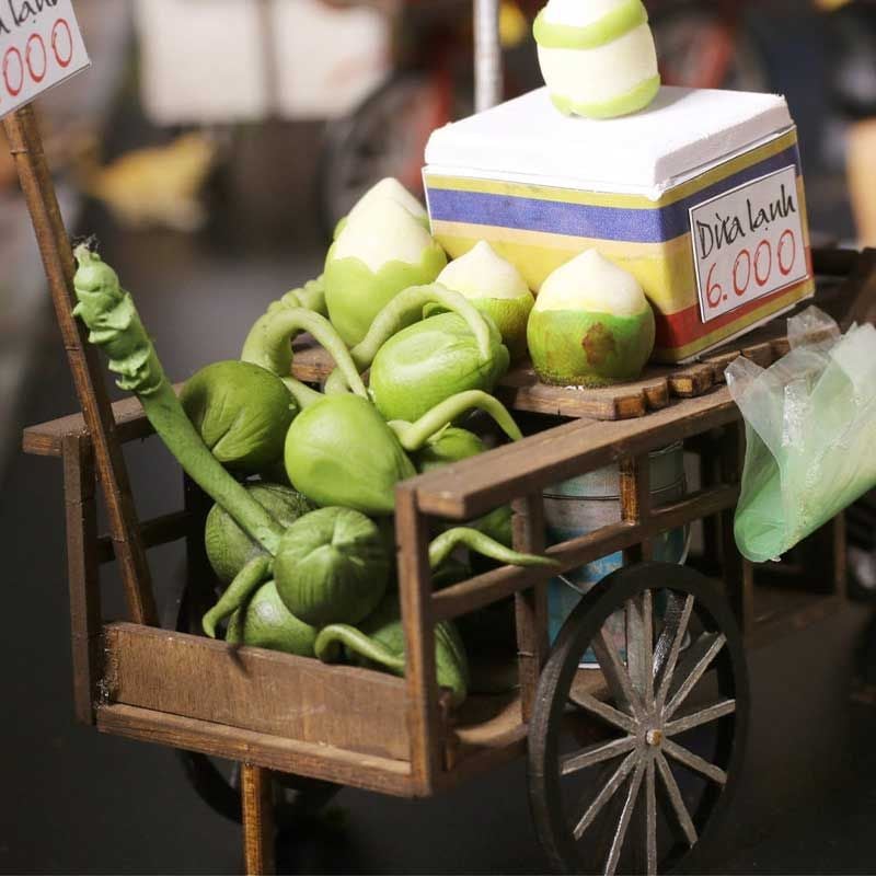 Mô Hình Xe Dừa HR17