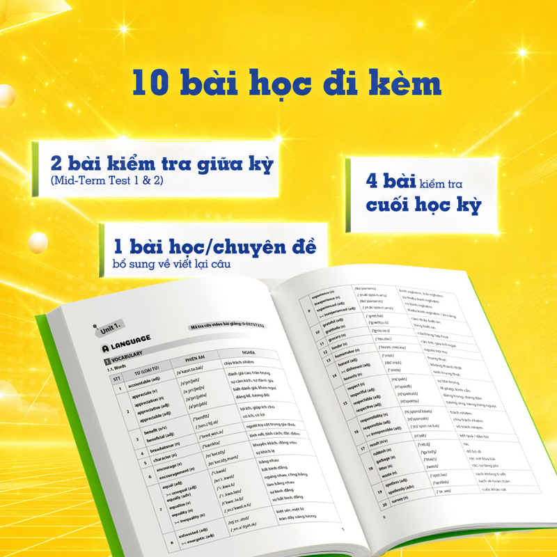 Mở Khóa Điểm Cao Tiếng Anh 10