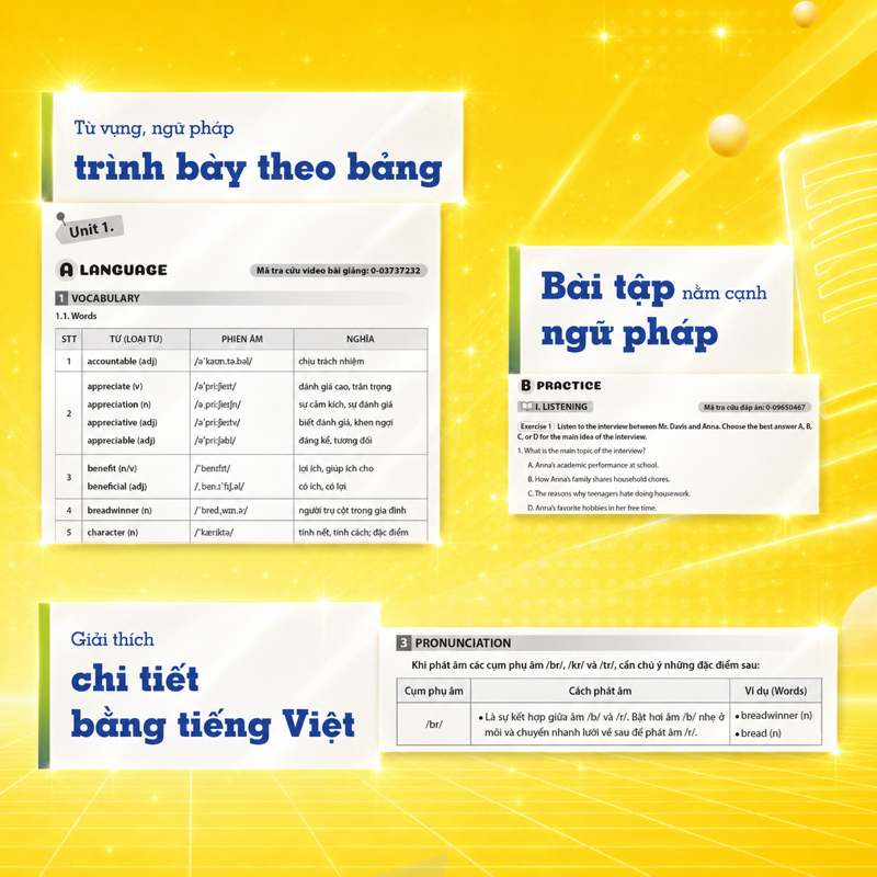 Mở Khóa Điểm Cao Tiếng Anh 10