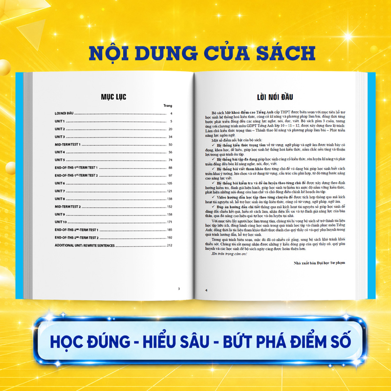 Mở Khóa Điểm Cao Tiếng Anh 12