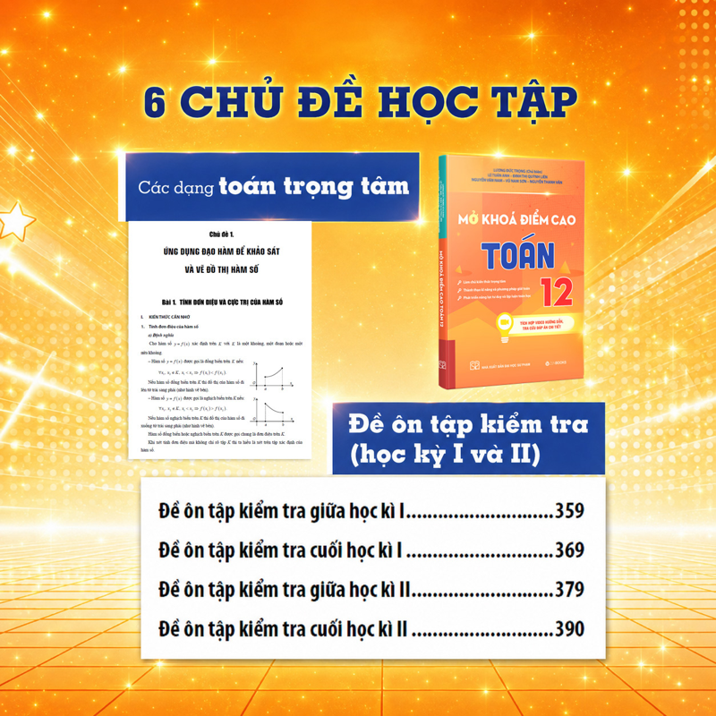 Mở Khóa Điểm Cao Toán 12