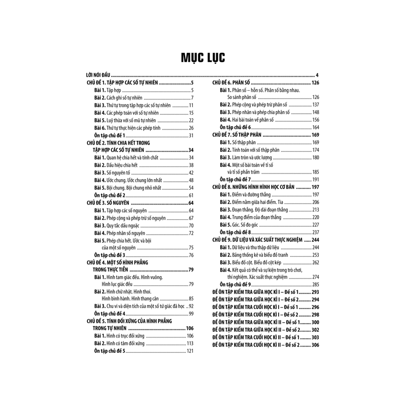 Mở Khóa Điểm Cao Toán 6
