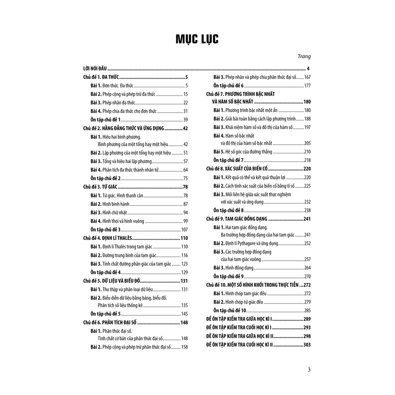 Mở Khóa Điểm Cao Toán 8
