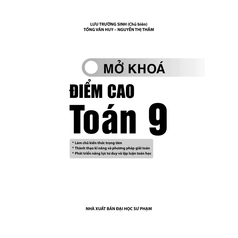 Mở Khóa Điểm Cao Toán 9