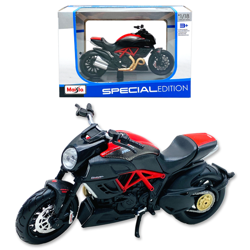 Maisto - Mô Tô Mô Hình 1:18 Ducati Diavel Carbon 10115/MT39300