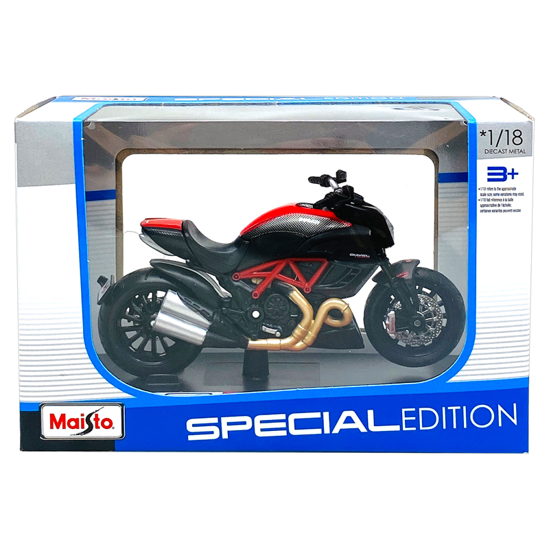 Maisto - Mô Tô Mô Hình 1:18 Ducati Diavel Carbon 10115/MT39300