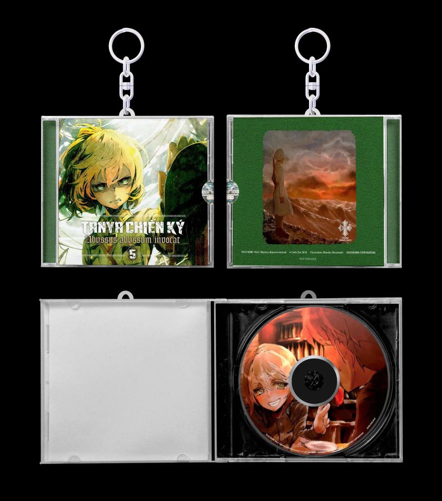 TANYA CHIẾN KÝ T5-TẶNG KÈM BOOK MARK VÀ MÓC KHÓA CD