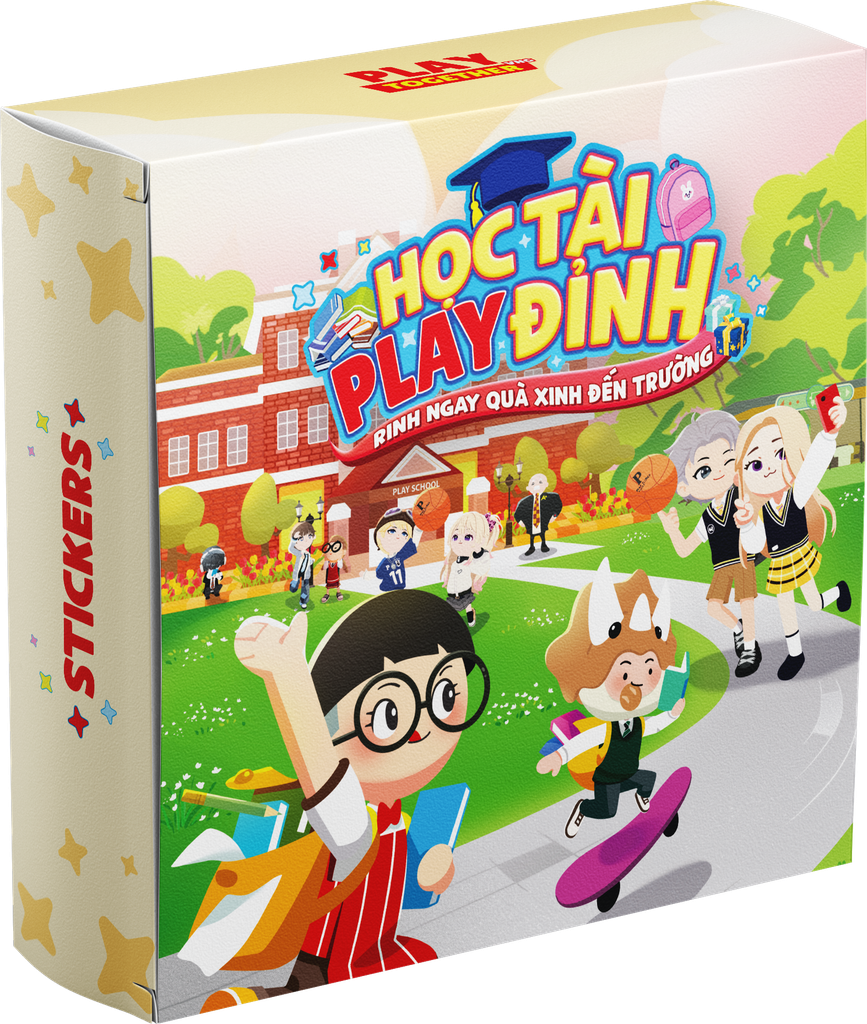 [QUÀ TẶNG KHÔNG BÁN] - Sticker và Nhãn vở  PLAY TOGETHER
