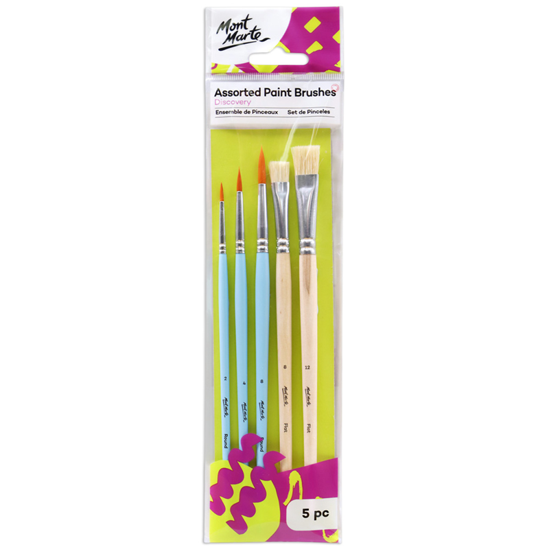 Mont Marte - Bộ Cọ Vẽ Màu Nước Acrylic BMH0039