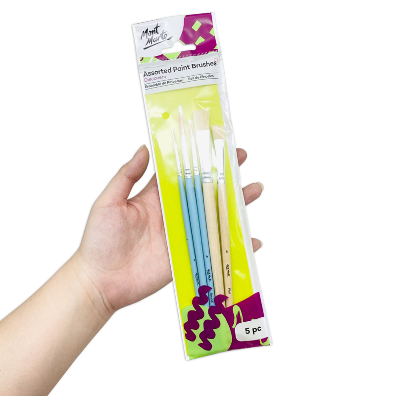 Mont Marte - Bộ Cọ Vẽ Màu Nước Acrylic BMH0039