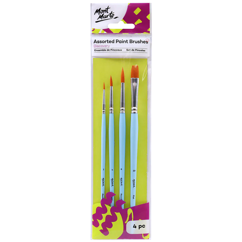 Mont Marte - Bộ Cọ Vẽ Màu Nước Acrylic BMHS0040