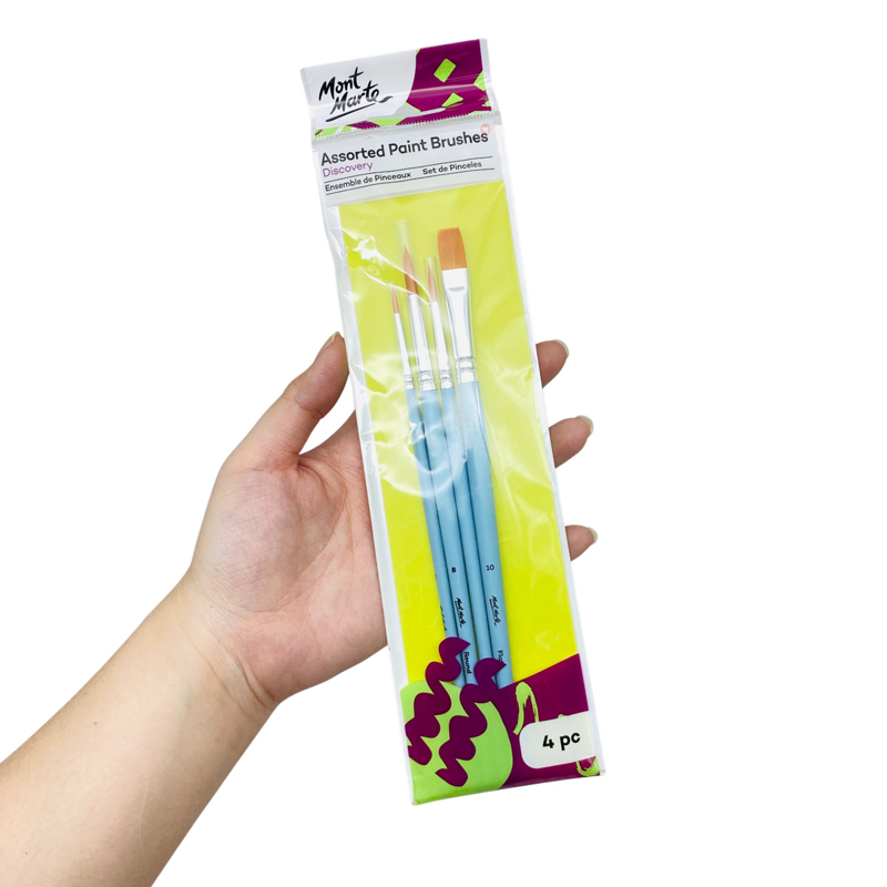 Mont Marte - Bộ Cọ Vẽ Màu Nước Acrylic BMHS0040