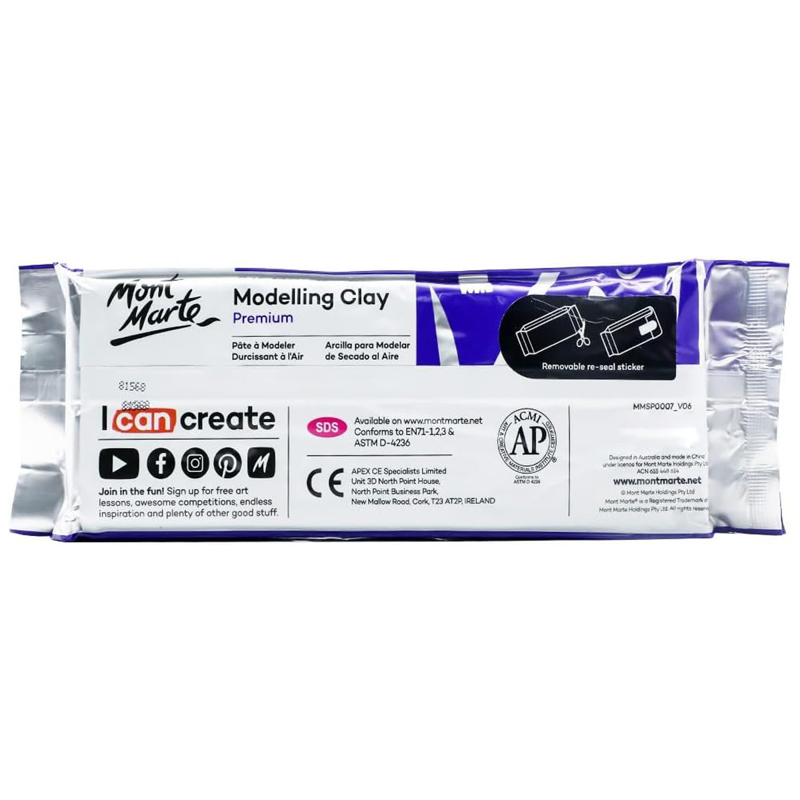 Mont Marte - Đất Sét Tạo Hình Hiệu 2kg MMSP0007