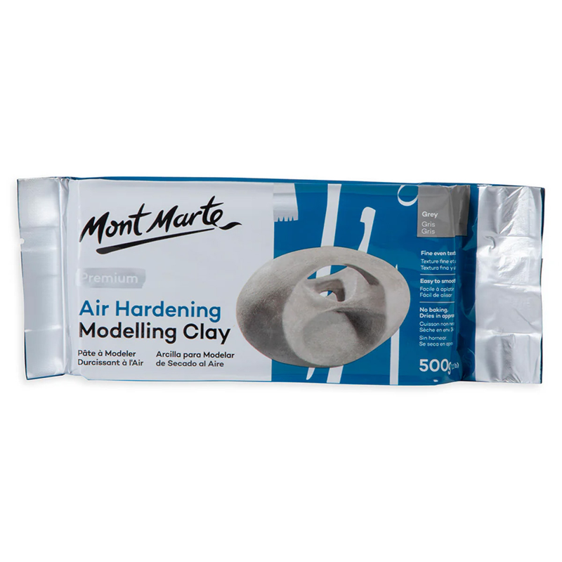 Mont Marte - Đất Sét Tự Khô 500gms Màu Xám - (VM-0170)