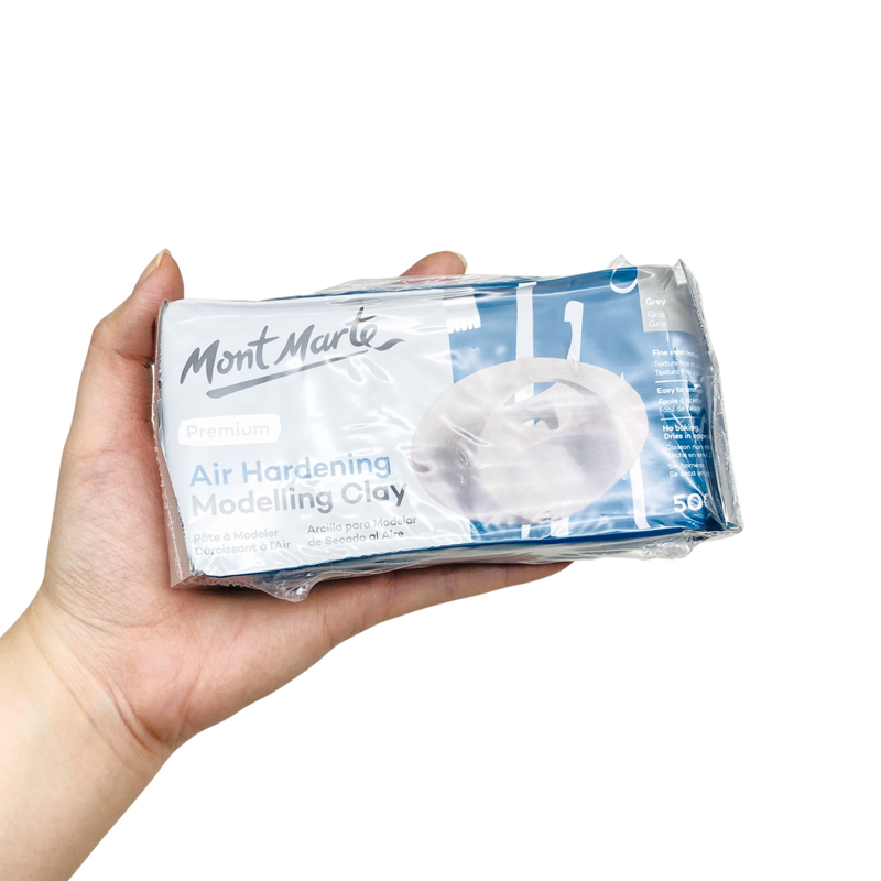 Mont Marte - Đất Sét Tự Khô 500gms Màu Xám - (VM-0170)