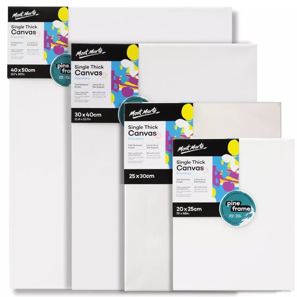 Mont Marte - Bộ Khung Vải Canvas Vẽ Tranh 4 Cái/Bộ Cdds4050N