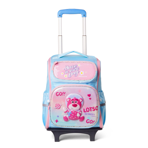 Mr Vui - Balo Cần Kéo Cấp 1 1053 Xanh Dương Nhạt