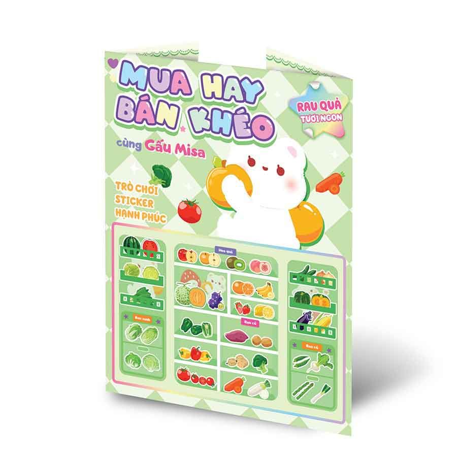 Mua Hay Bán Khéo Cùng Gấu Misa - Rau Quả Tươi Ngon: Trò Chơi Sticker Hạnh Phúc