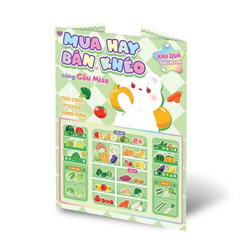 Mua Hay Bán Khéo Cùng Gấu Misa - Rau Quả Tươi Ngon: Trò Chơi Sticker Hạnh Phúc