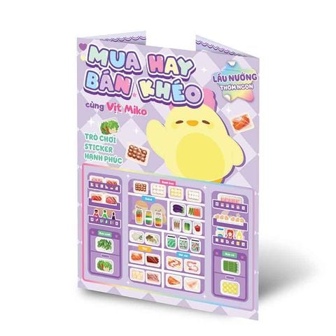 Mua Hay Bán Khéo Cùng Vịt Miko - Lẩu Nướng Thơm Ngon: Trò Chơi Sticker Hạnh Phúc