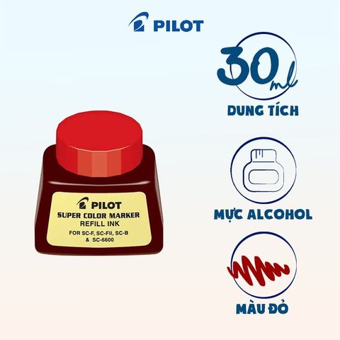 Mực Viết Lông Dầu Màu Đỏ(30Ml)/Scrf