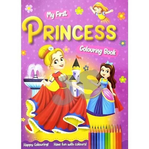 My First Princess Colouring Book