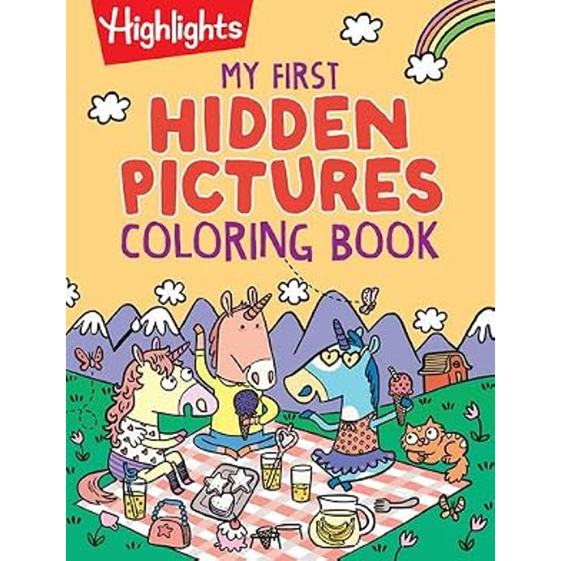 My First Hidden Pictures Coloring Book