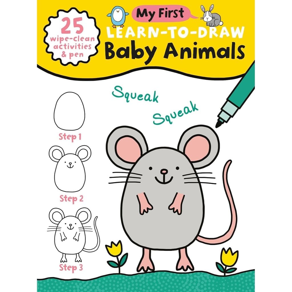 My First Learn To Draw: Baby Animals