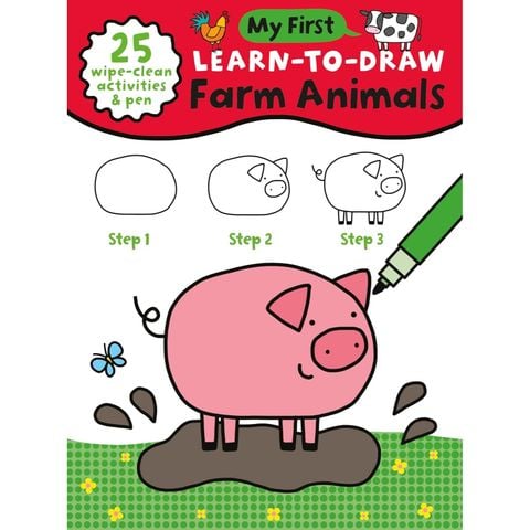 My First Learn To Draw: Farm Animals