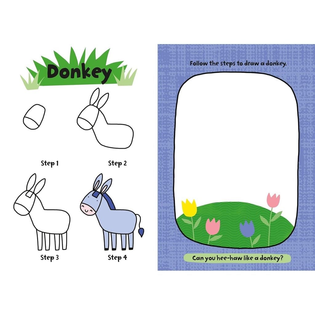 My First Learn To Draw: Farm Animals