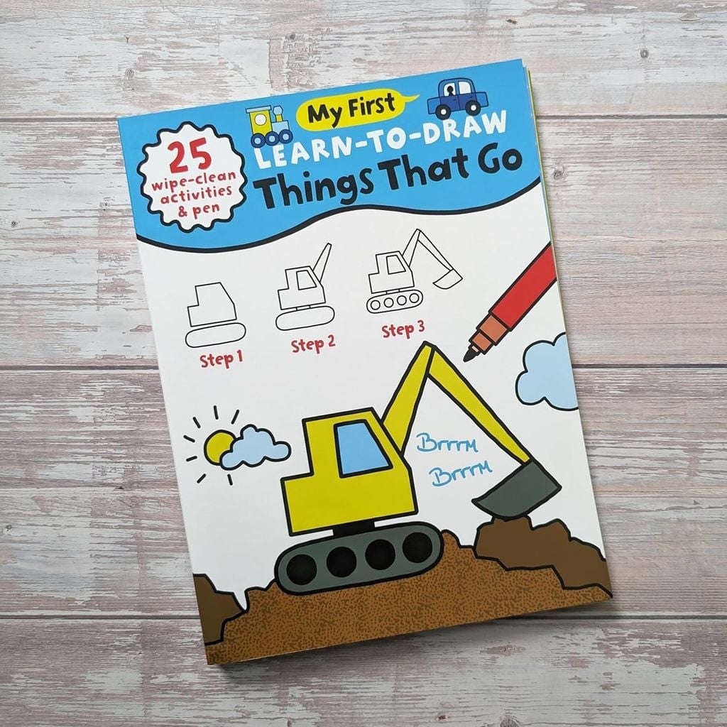 My First Learn To Draw: Things That Go