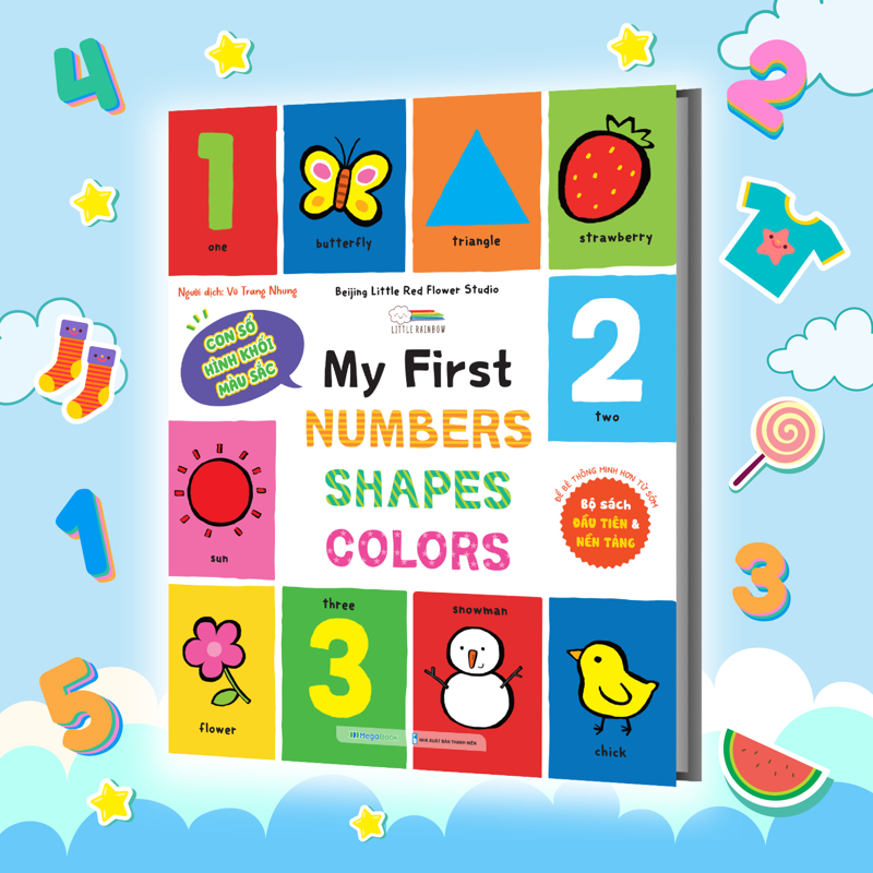 My First Numbers Shapes Colors - Con Số Khối Hình Màu Sắc