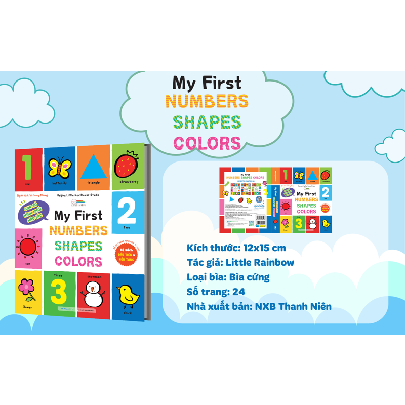 My First Numbers Shapes Colors - Con Số Khối Hình Màu Sắc