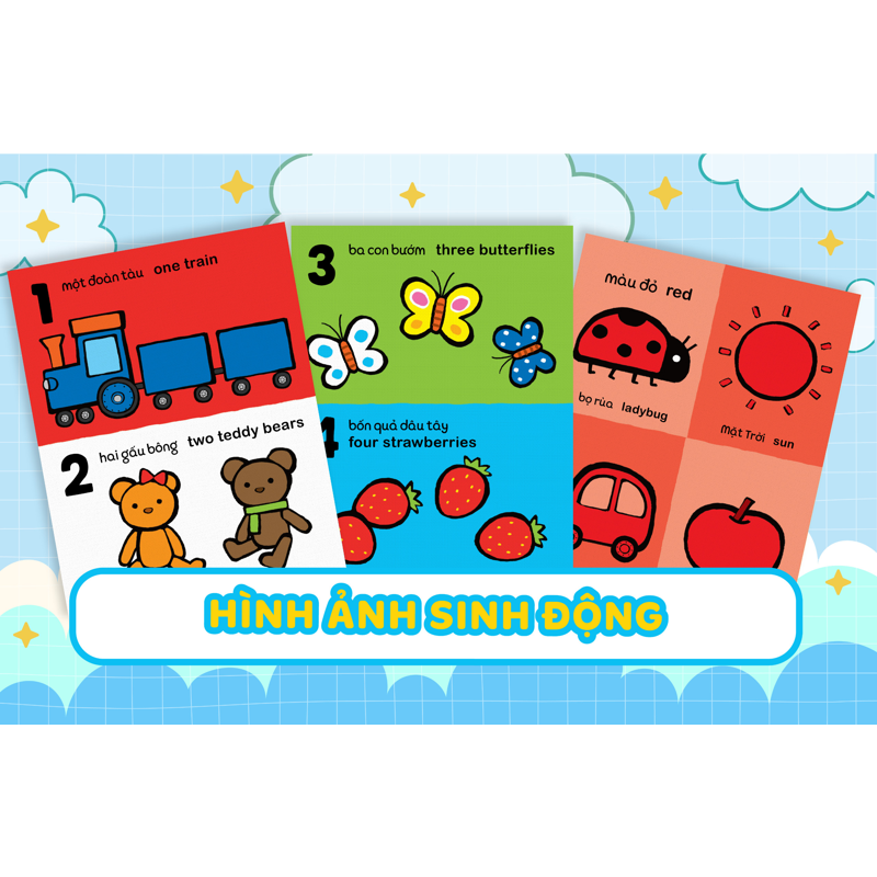 My First Numbers Shapes Colors - Con Số Khối Hình Màu Sắc