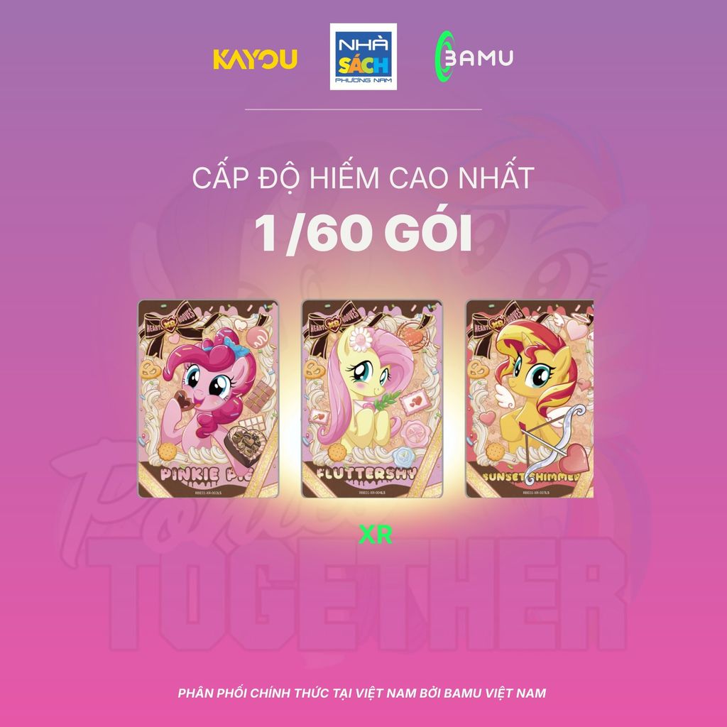 Kayou Bộ Thẻ My Little Pony Tình Bạn Vĩnh Cửu Phiên Bản Cầu Vồng Hh00004 (Bamu)