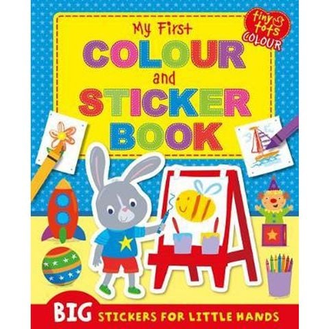 My First Colour And Sticker Book