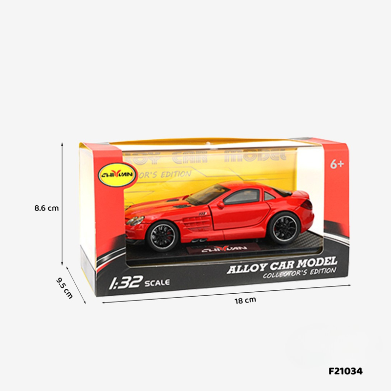 Chiyuan-F21034-Mô Hình Xe Kim Loại Tỉ Lệ 1:32 (Kèm Hộp Mica) (Giao Mẫu Ngẫu Nhiên)