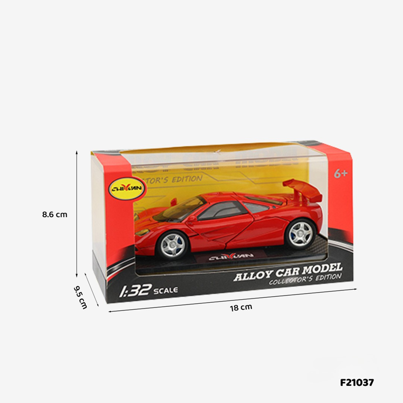 Chiyuan-F21037-Mô Hình Xe Kim Loại Tỉ Lệ 1:32 (Kèm Hộp Mica) (Giao Mẫu Ngẫu Nhiên)