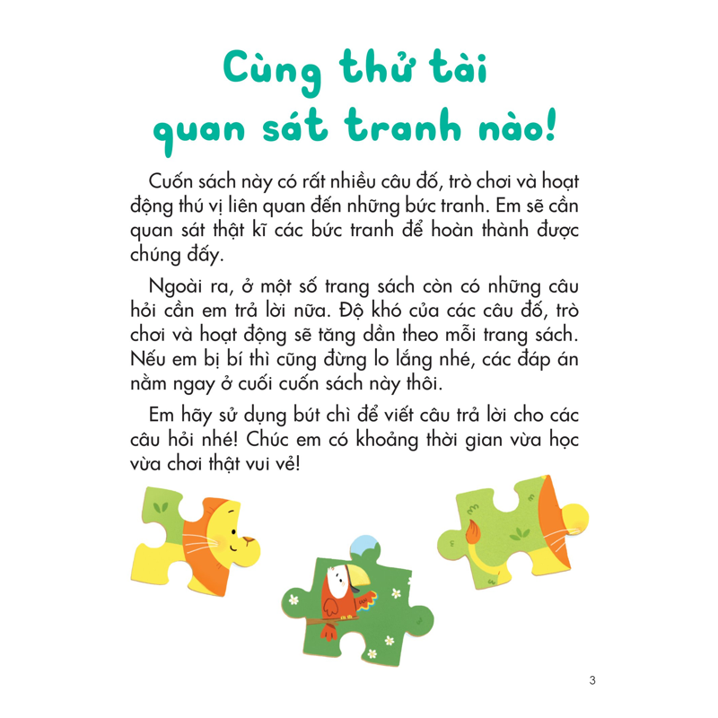25++ Hoạt Động Rèn Luyện Trí Sáng Tạo Và Tư Duy Cho Trẻ - Thử Tài Quan Sát