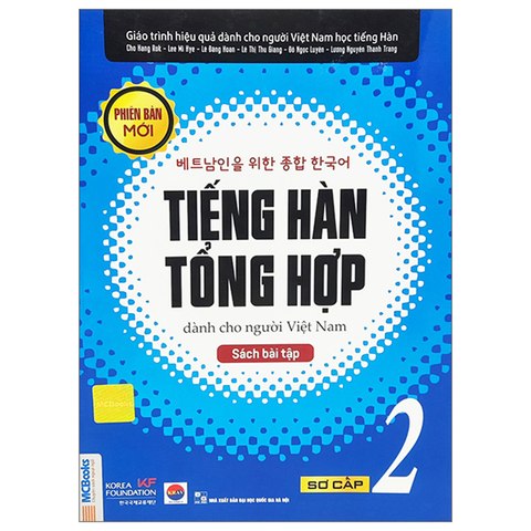 TIẾNG HÀN TỔNG HỢP DÀNH CHO NGƯỜI VIỆT NAM - SBT SƠ CẤP 2 (TB 2025)