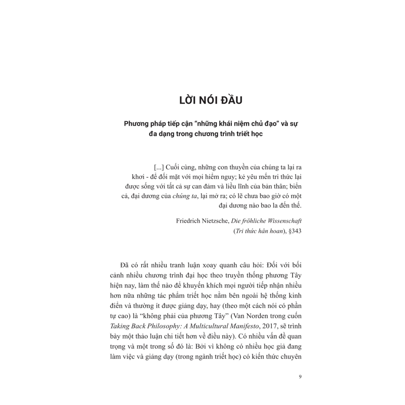 Key Concepts in World Philosophies-Những Khái Niệm Triết Học Thế Giới
